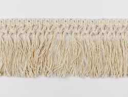 7cm off white cotton tassel fringe trims