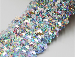 Multicolored dots wide sequins trims for decoration