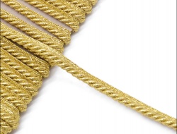 Gold braid ropes for decoration clothes