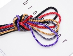 Solid nylon polyester cords ropes for garment